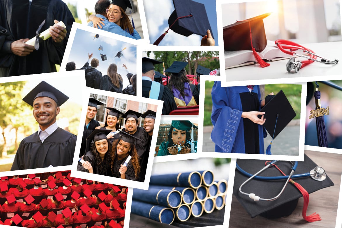 Medical student graduation collage